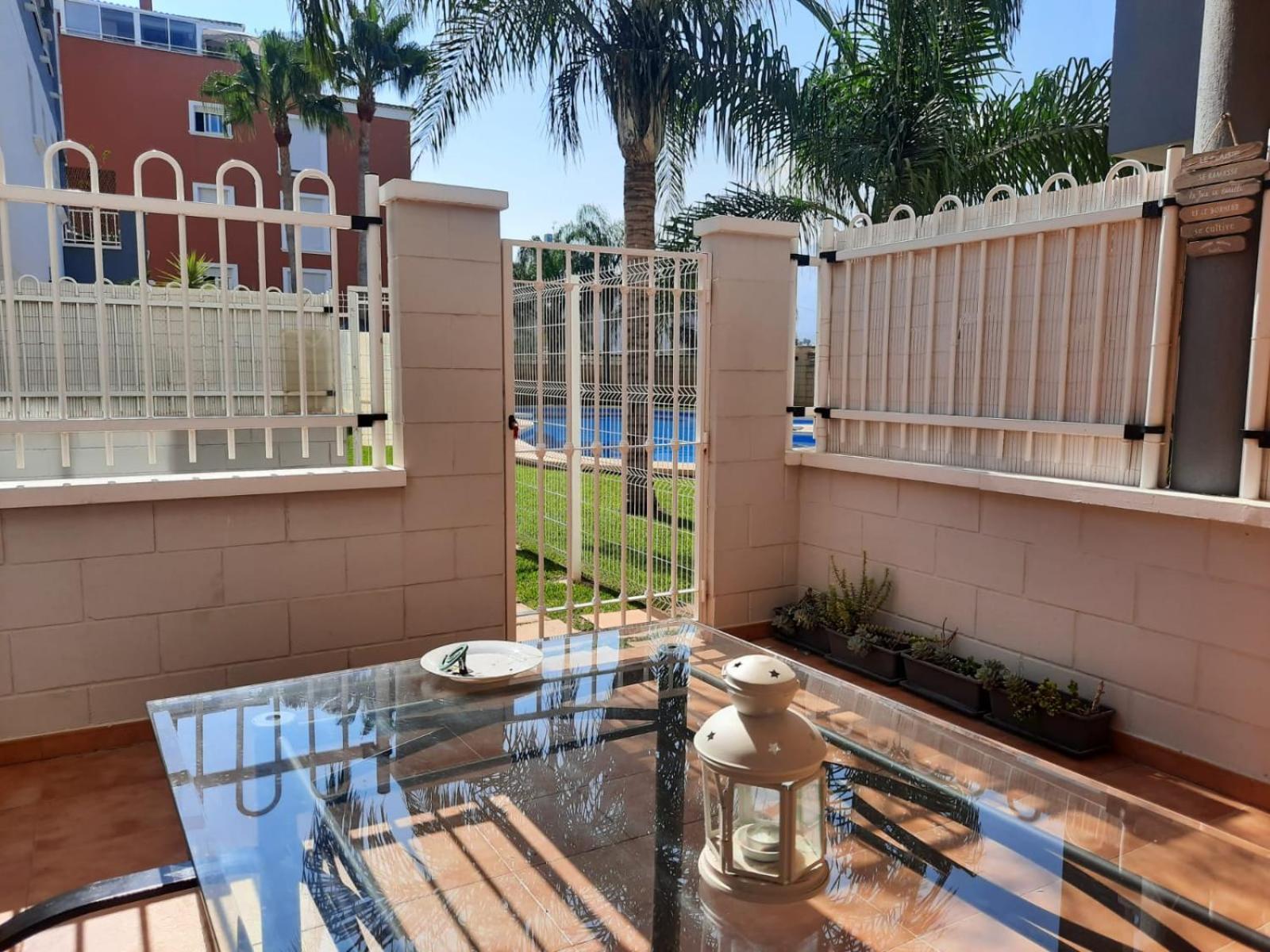 Apartamento Casa Gloria Con Gran Terraza Y Acceso Directo A Piscina Dénia Exterior foto